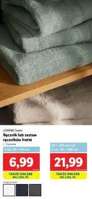 Lidl Ręcznik lub zestaw ręczników frotte oferta