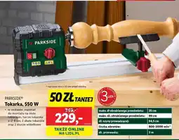 Lidl PARKSIDE Tokarka 550 W oferta