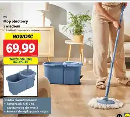 Lidl Mop obrotowy z wiadrem oferta