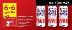 Biedronka Piwo Żywiec 6x500 ml oferta