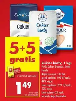 Biedronka Cukier biały 1 kg oferta