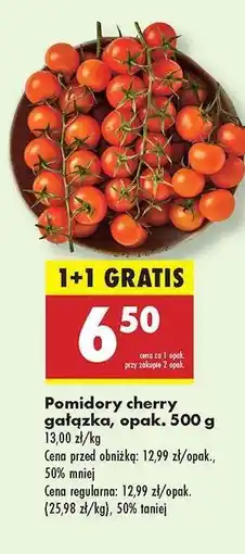 Biedronka Pomidory cherry gałązka opak 500 g oferta