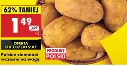 Biedronka Polskie ziemniaki wczesne na wagę oferta