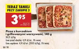 Biedronka Pizza z kurczakiem I grillowanymi warzywami , 140 g oferta