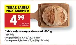 Biedronka Chleb orkiszowy z ziarnami, 410 g oferta