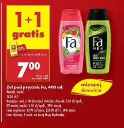 Biedronka Żel pod prysznic Fa 400 ml oferta