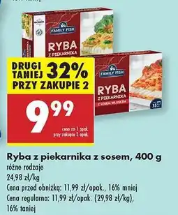 Biedronka Ryba z piekarnika z sosem, 400 g oferta