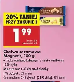 Biedronka Chałwa sezamowa Magnetic, 100 g oferta