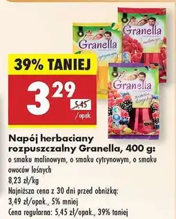 Biedronka Napój herbaciany rozpuszczalny Granella, 400 g oferta