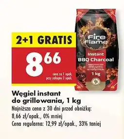 Biedronka Węgiel instant do grillowania, 1 kg oferta