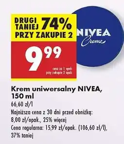 Biedronka Krem uniwersalny NIVEA, 150 ml oferta