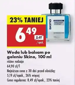 Biedronka Woda lub balsam po goleniu Skino, 100 ml oferta