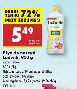 Biedronka Płyn do naczyń Ludwik 900 g oferta