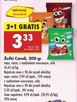Biedronka Żelki Candi, 200 g oferta