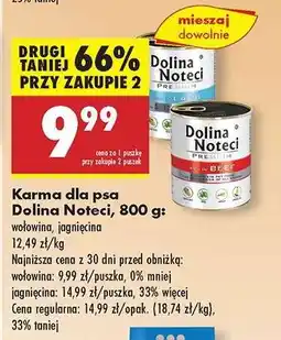Biedronka Karma dla psa Dolina Noteci, 800 g oferta