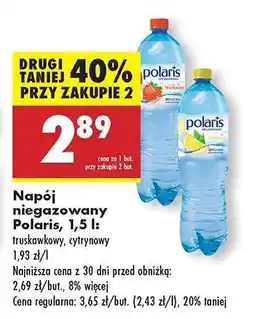 Biedronka Napój niegazowany Polaris, 1,5 l oferta