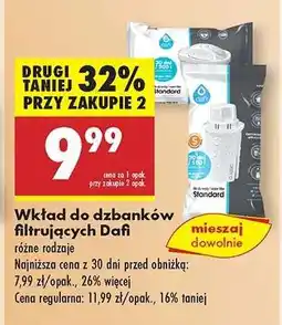 Biedronka Wkład do dzbanków filtrujących Dafi oferta