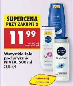 Biedronka Wszystkie żele pod prysznic NIVEA, 500 ml oferta