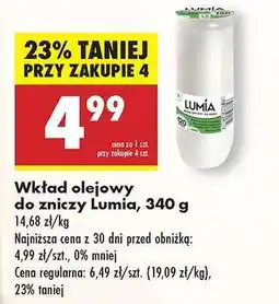Biedronka Wkład olejowy do zniczy Lumia , 340 g oferta