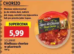 Lidl SOL&MAR Kiełbasa chorizo w plastrach oferta