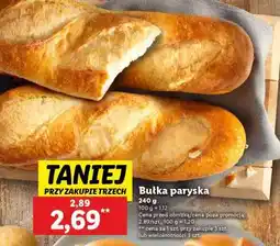 Lidl Bułka paryska oferta