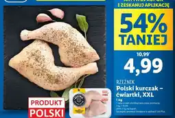 Lidl RZEŹNIK Polski kurczak – ćwiartki, XXL oferta