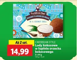 Lidl CARIBBEAN STYLE Lody kokosowe oferta