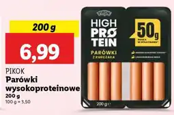 Lidl PIKOK Parówki wysokoproteinowe oferta