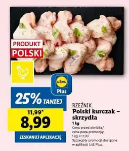 Lidl RZEŹNIK Polski kurczak – skrzydła oferta