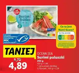 Lidl Ocean Sea Surimi paluszki oferta