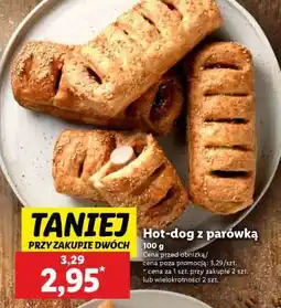 Lidl Hot Dog z parówką oferta