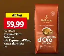 Lidl DALLMAYR Crema d'Oro Intensa lub Espresso d'Oro, kawa ziarnista oferta