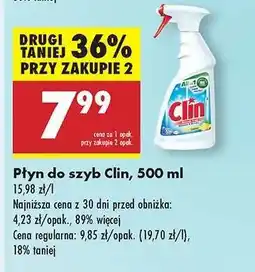 Biedronka Płyn do szyb Clin 500 ml oferta