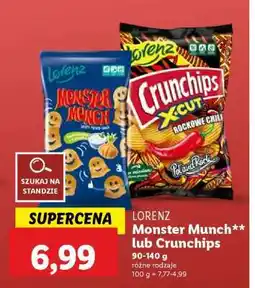 Lidl Lorenz Monster Munch lub Crunchips oferta