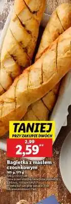 Lidl Bagietka z masłem czosnkowym oferta