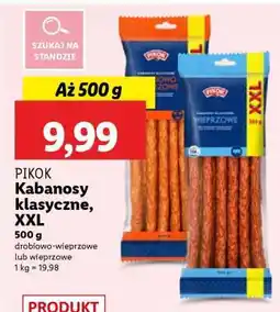 Lidl PIKOK Kabanosy klasyczne, XXL oferta