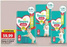 Lidl Pampers Active Baby Pants 4, 5 lub 6 oferta
