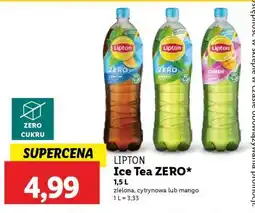 Lidl LIPTON Ice Tea Zero oferta