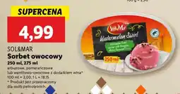 Lidl SOL&MAR Sorbet owocowy oferta