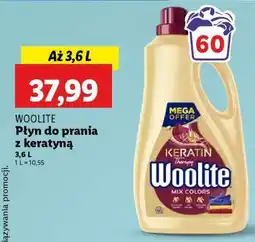 Lidl Woolite Płyn do prania z keratyną oferta
