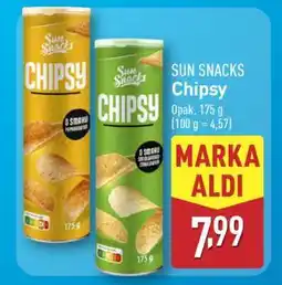 ALDI SUN SNACKS Chipsy oferta