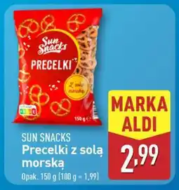 ALDI SUN SNACKS Precelki z solą morską oferta