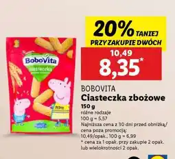 Lidl Bobovita Ciasteczka zbożowe oferta