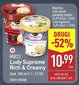 ALDI MUCCI Lody Supreme Rich & Creamy oferta