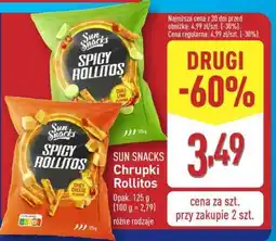 ALDI SUN SNACKS Chrupki Rollitos oferta
