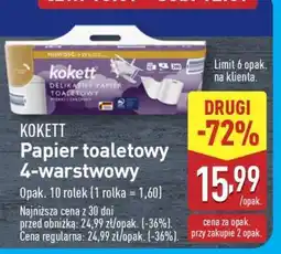 ALDI KOKETT Papier toaletowy 4-warstwowy oferta
