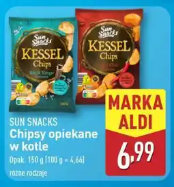 ALDI SUN SNACKS Chipsy opiekane w kotle oferta