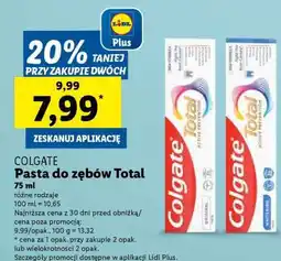 Lidl Colgate Pasta do zębów Total 75 ml oferta