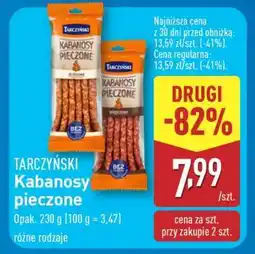 ALDI TARCZYŃSKI Kabanosy pieczone oferta