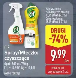 ALDI CIF Spray/Mleczko czyszczące oferta